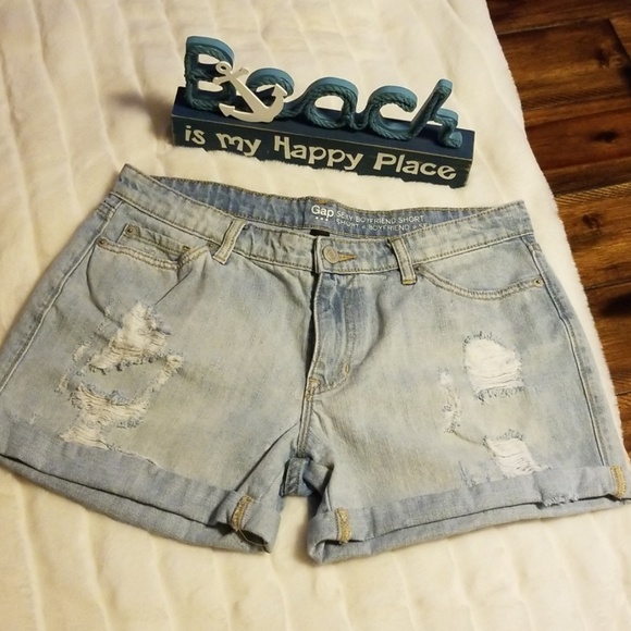 GAP Pants - Ripped, Gap jean shorts